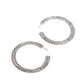 Scintillating Sass - White Earring