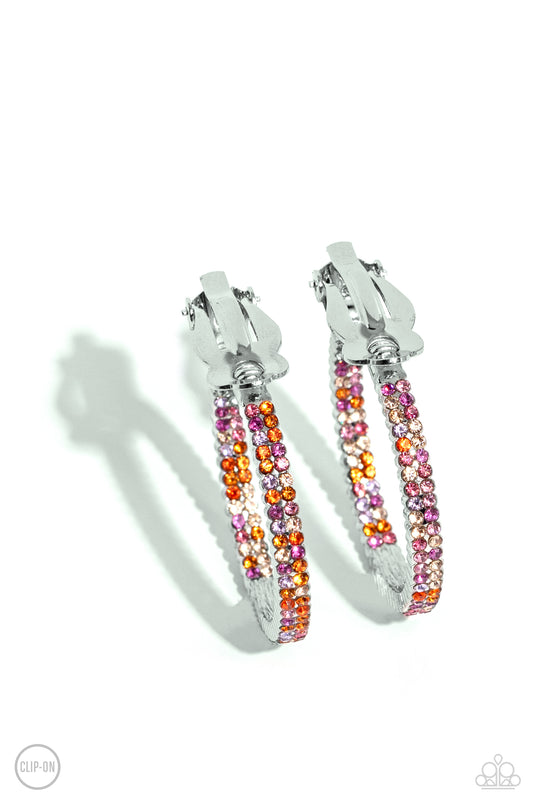 Outstanding OmbrÃ© - Orange Earring