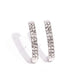 Sliding Series - White Earring