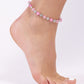 Beachy Bouquet - Pink anklet