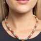 Speckled Story - Red Necklace