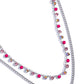 Delicate Dame - Pink Necklace
