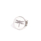 Debonair Dragonfly - White Ring
