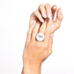 Debonair Dragonfly - White Ring