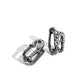 Safety Pin Secret - Black Earring