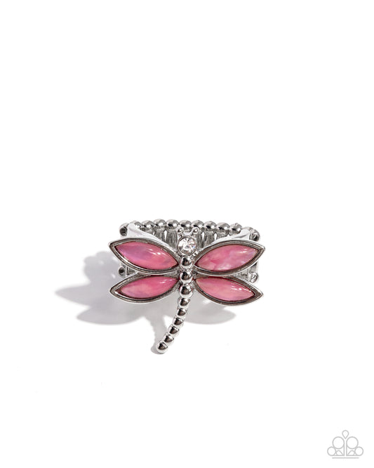 Dragonfly Dedication - Pink Ring