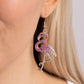 Flamingo Flourish - Pink Earring
