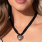 Fabricated Finesse - Black Necklace