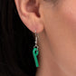 Fashionable Fringe - Green Necklace