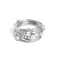 Showtime Sparkle - White Bracelet