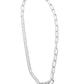 Mismatched Monarchy - White Necklace