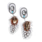 Feathered Fairy Tale - Brown Earring