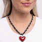 Austere Attraction - Red Necklace