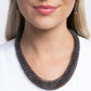 Trenchant Tribute - Black Necklace