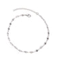 Relaxed Radiance - Silver anklet