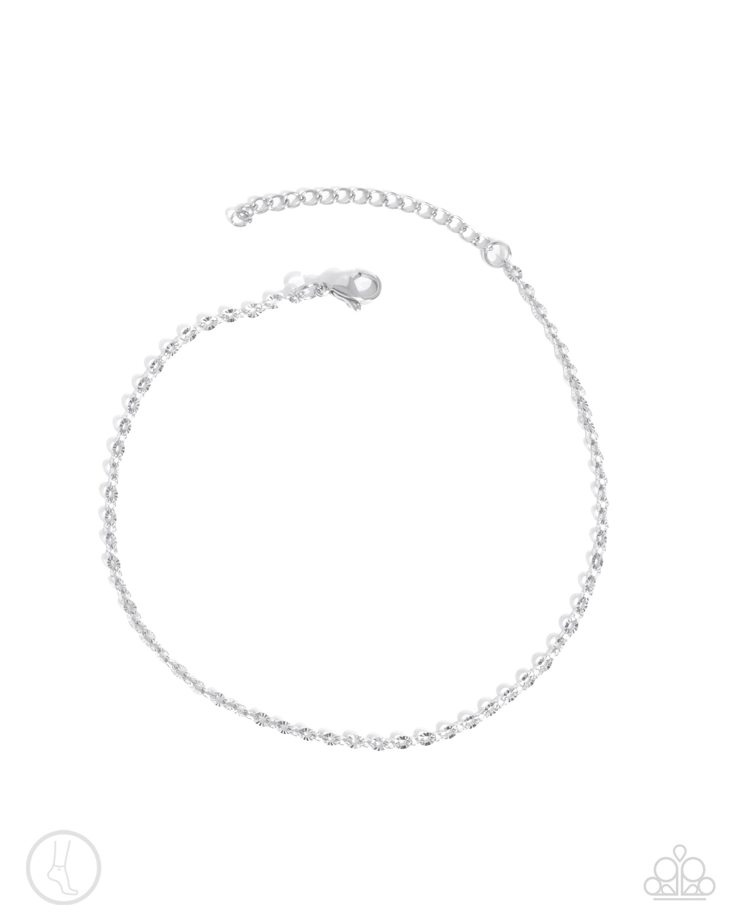 Pampered Pondering - Silver anklet
