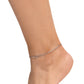 Pampered Pondering - Silver anklet
