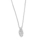 End Zone Elegance - White Necklace