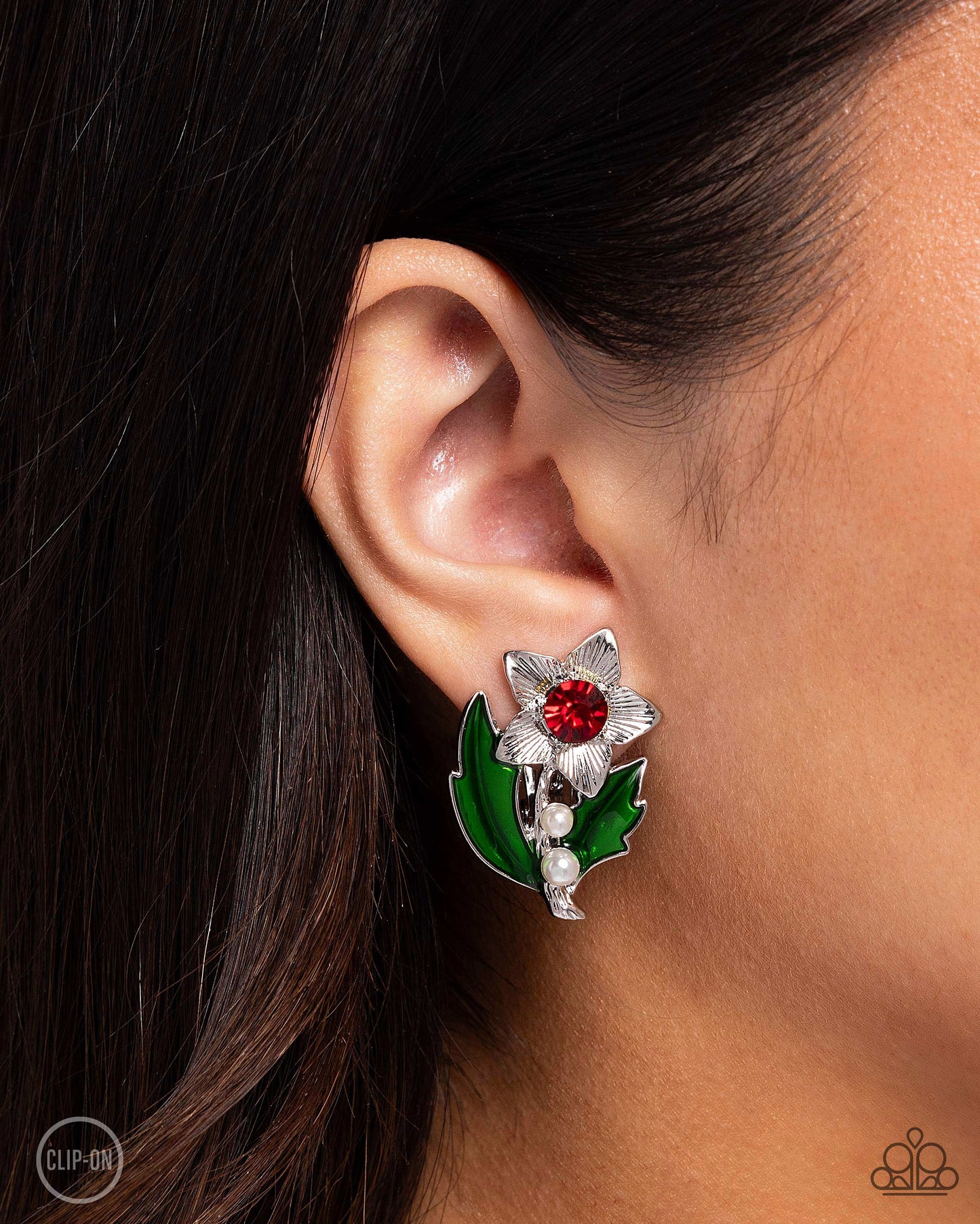 Gardening Guest - Red Earring