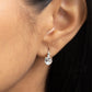 Tenuous Touch - White Earring