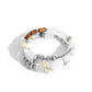 Feeling Alive - White Bracelet