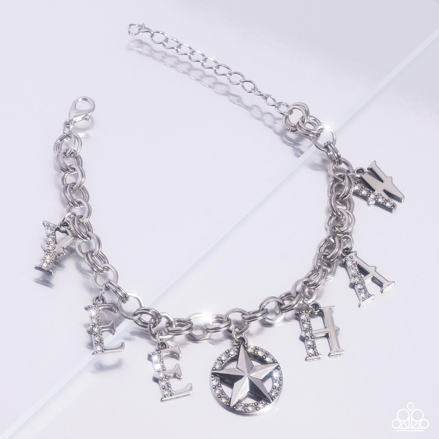 Yeehaw Yell - White Bracelet