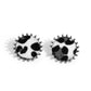 Cowhide Couture - Black Earring