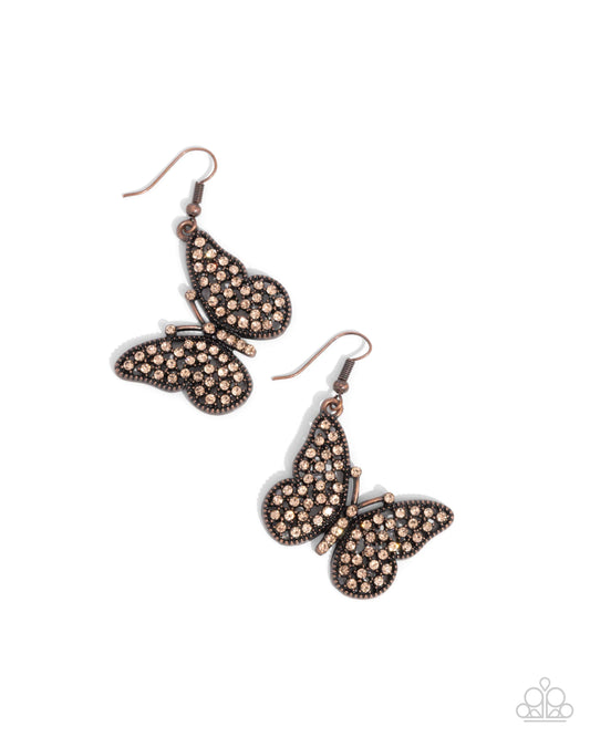 Aerial Audience - Copper Earring