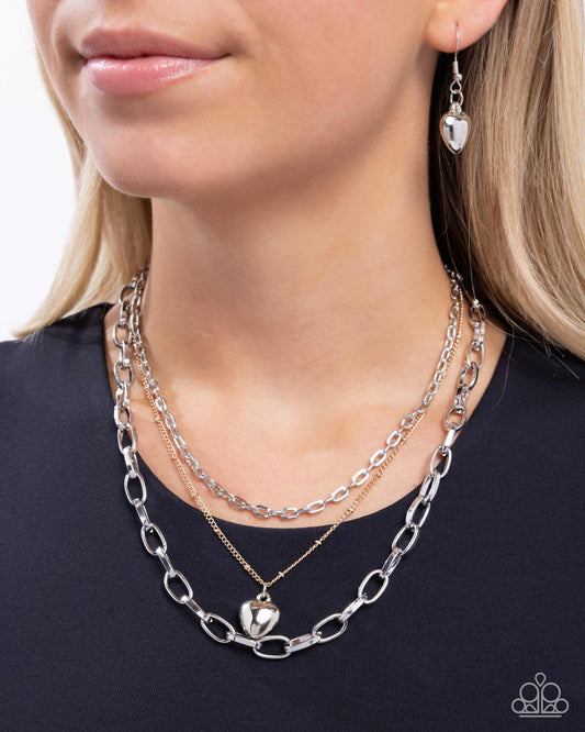 Passionate Place - Silver Necklace