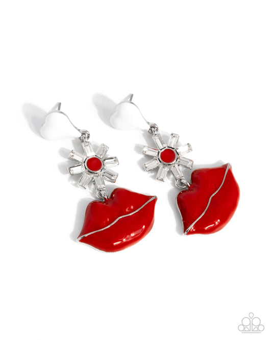 Let Me Kiss You - Red Earring