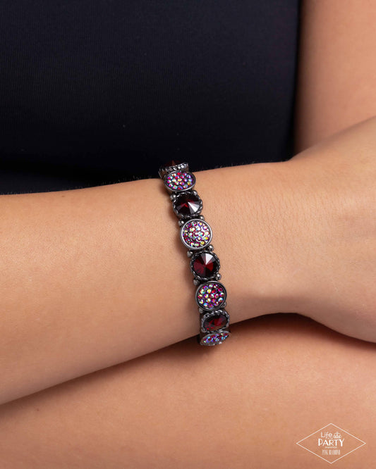 Take A Moment To Reflect - Red Bracelet