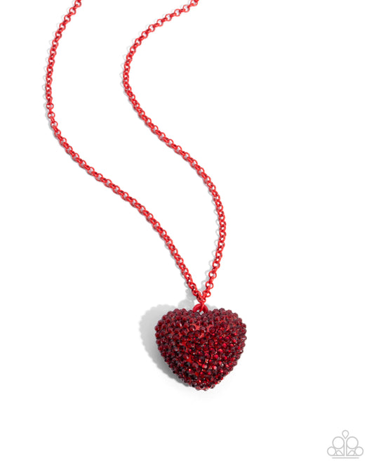 Smitten Sensation - Red Necklace