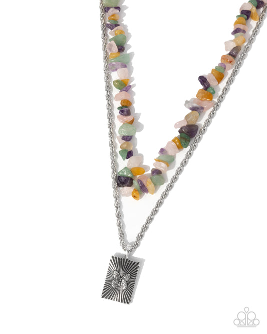 Transformational Tiers - Green Necklace
