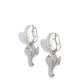 Timeless Tulip - White Earring