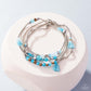Coiled Color - Blue Bracelet