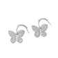 Butterfly Boundary - White Earring