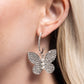 Butterfly Boundary - White Earring