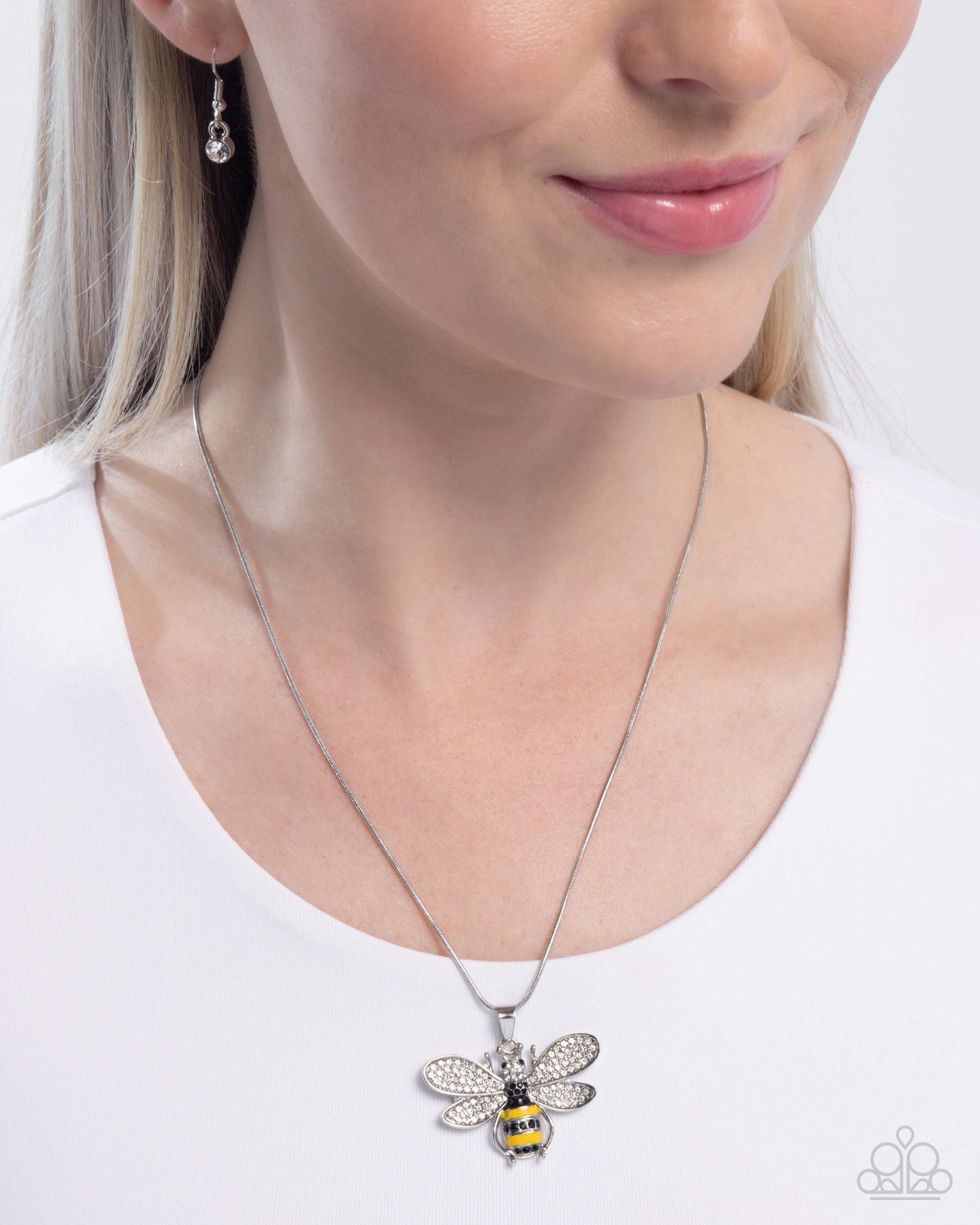 Be Humble Bumblebee - Yellow Necklace