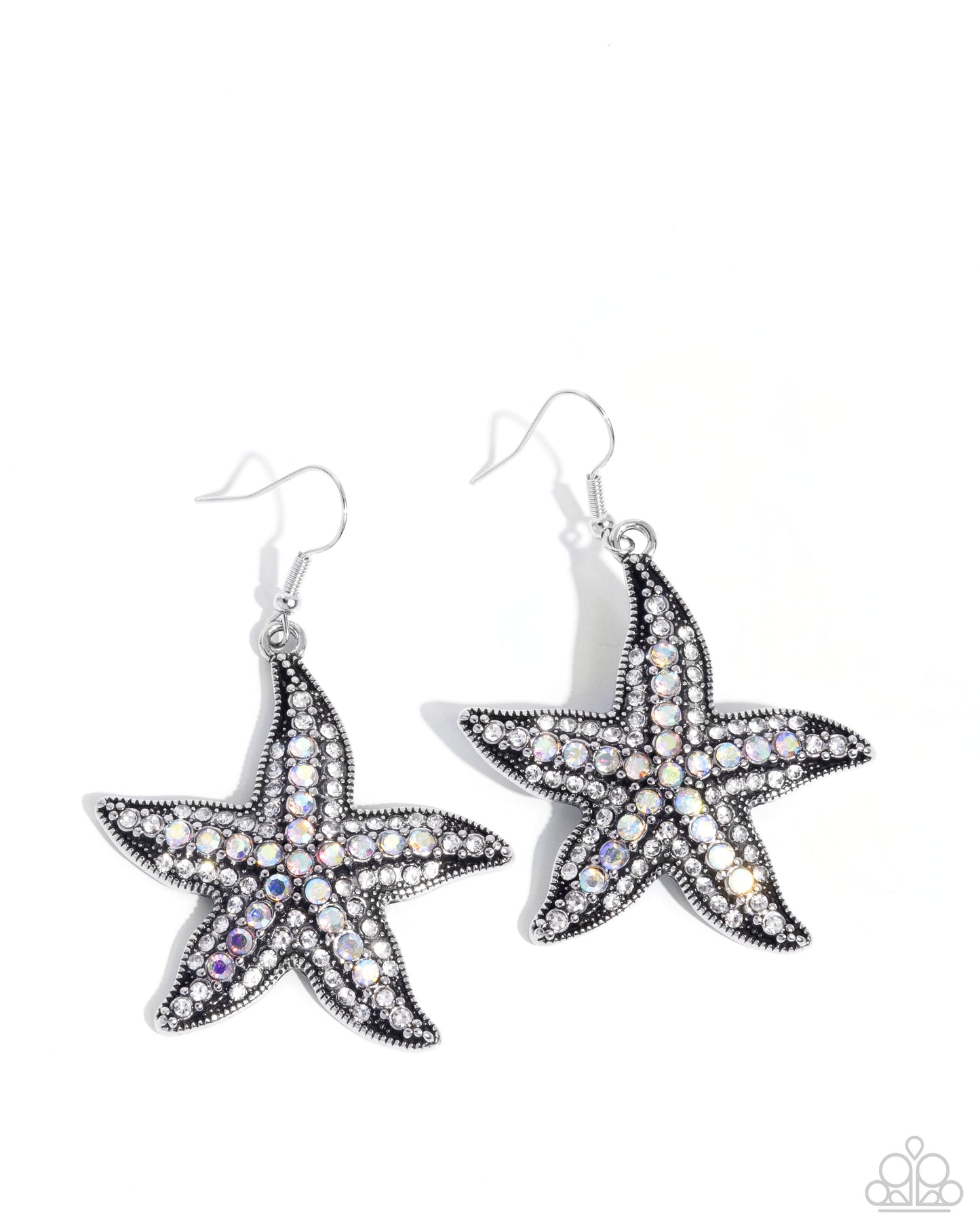 Starfish Spectacle - White Earring