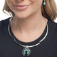 Smoldering Stones - Blue Necklace