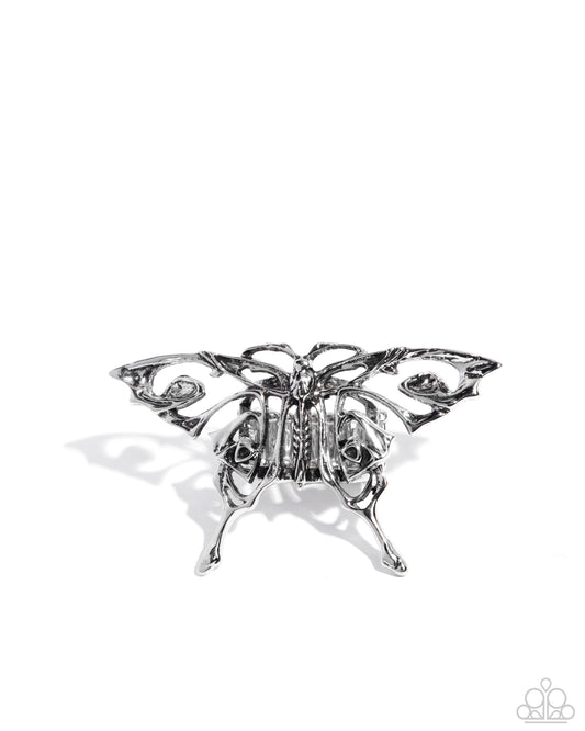 Majestic Moth - Silver Ring
