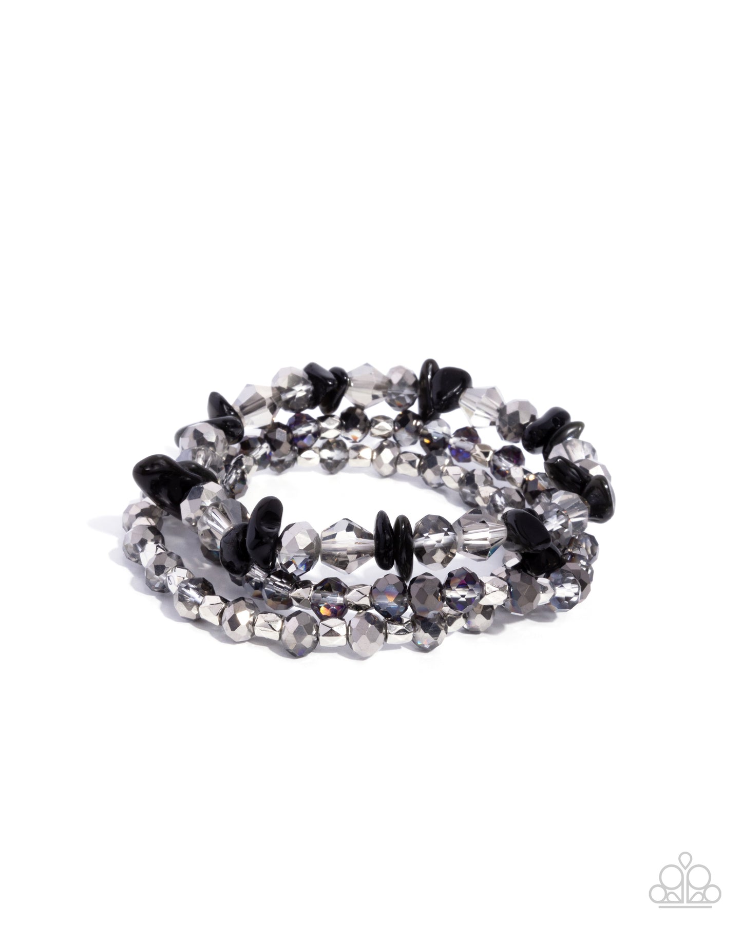 Flawless Facets - Black Bracelet