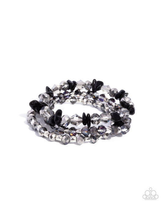 Flawless Facets - Black Bracelet