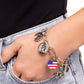 Adorably All American - Red Bracelet
