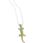 Salamander Statement - Green Necklace