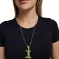 Salamander Statement - Green Necklace