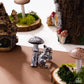 Textured Toadstool - Silver Ring