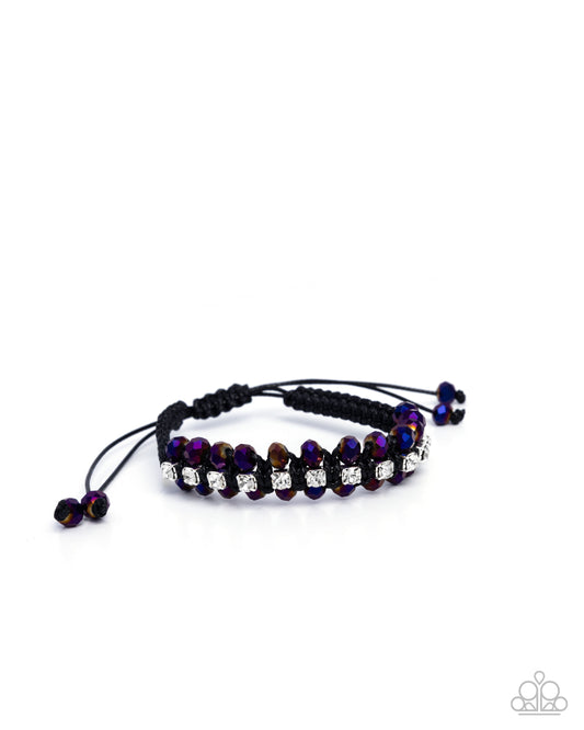 Embedded Effervescence - Purple Bracelet