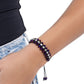 Embedded Effervescence - Purple Bracelet