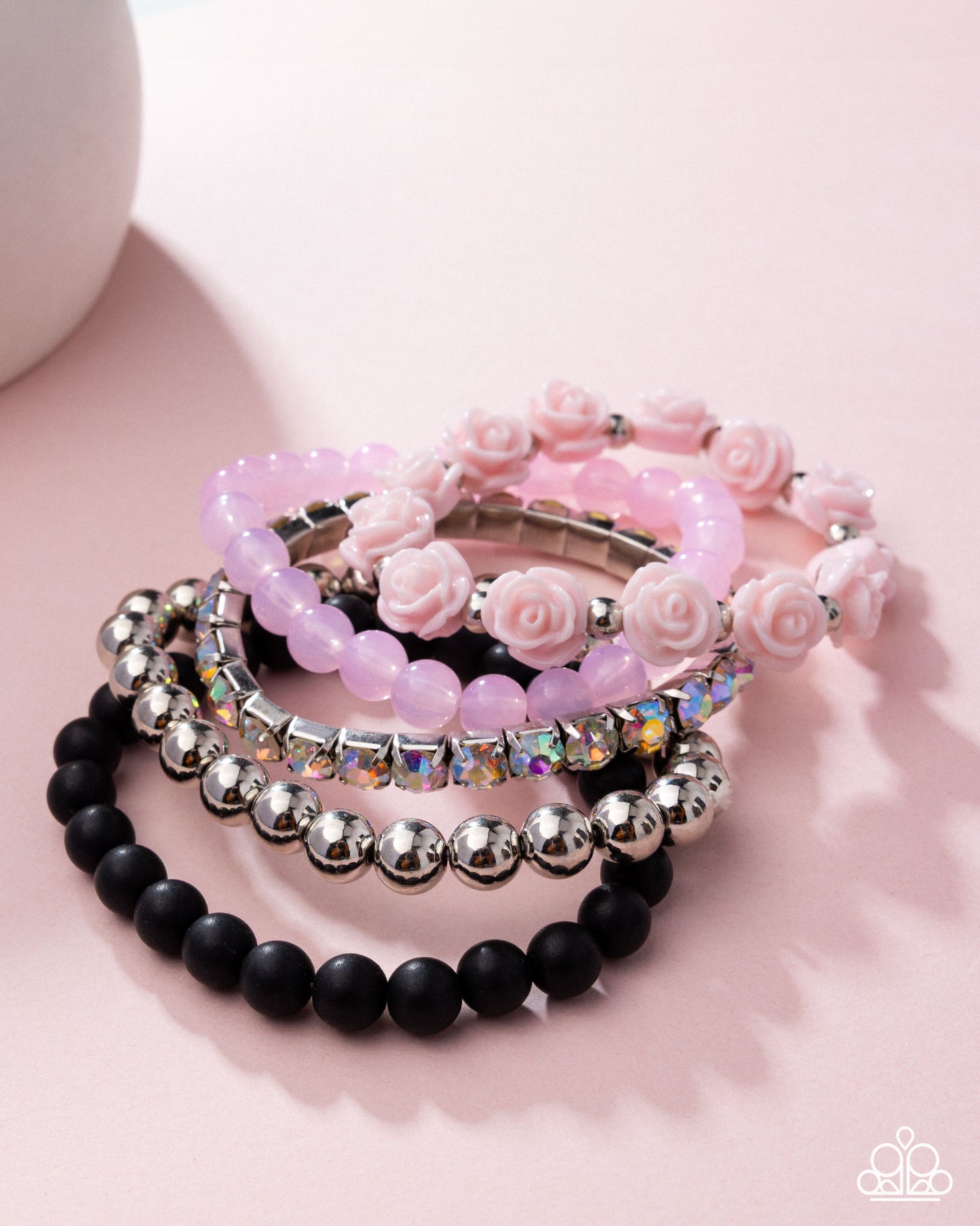 Rose Garden Grandeur - Pink Bracelet